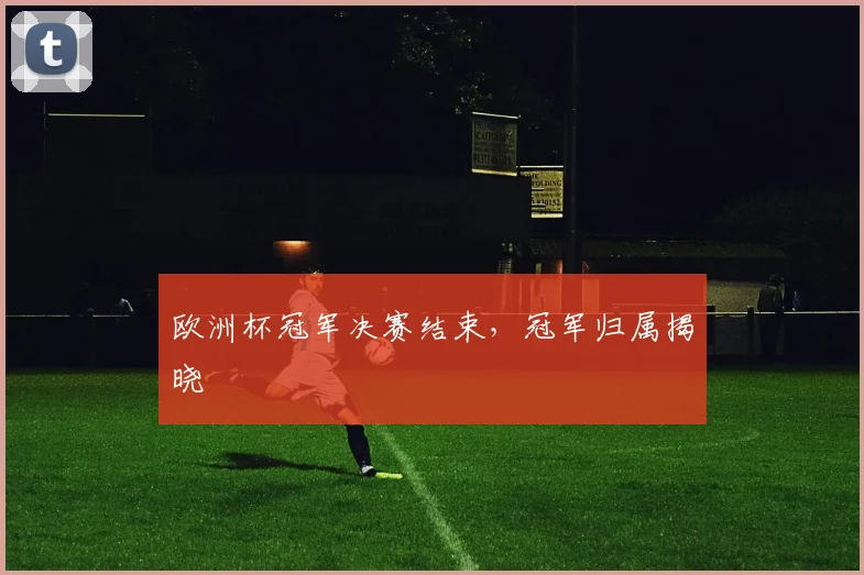 欧洲杯冠军决赛结束，冠军归属揭晓